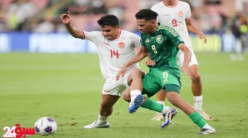 الأخضر يسقط في فخ التعادل أمام إندونيسيا في مباراة مثيرة بجدة